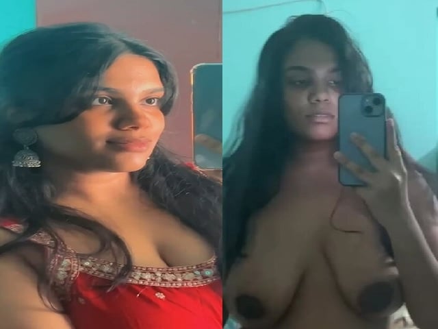 Beautiful girl licking boob selfie viral xxx videos